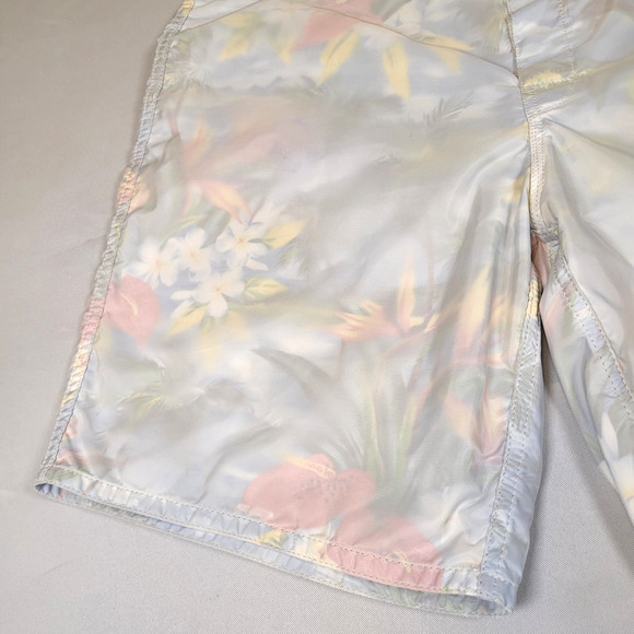 RARE Birdwell Beach Britches Board Shorts 34" Paradise Transparent Floral Lined - Picture 3 of 16